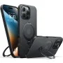 Калъф за iPhone 16 Pro - Torras Ostand Spin Series - черен