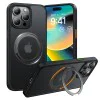 Калъф за iPhone 15 Pro Max - Torras Ostand Pro Series - черен