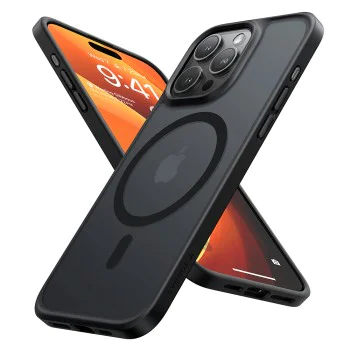Калъф за iPhone 15 Pro Max - Torras Guardian Magnetic Series - черен