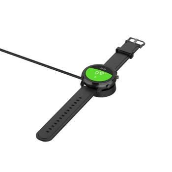Techsuit - Кабел за безжично зареждане на SmartWatch (THA1) - за Amazfit T-Rex / GTR 42mm / GTR 47mm / GTS - черен