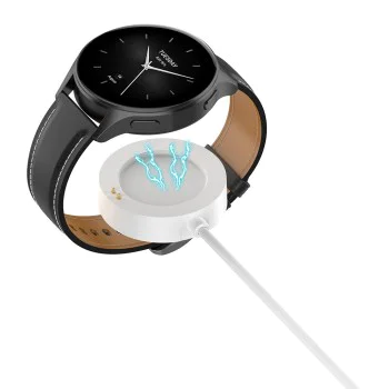 Techsuit - Безжичен кабел за зареждане на SmartWatch (TXC5) - за Xiaomi Watch S4/2/S3/H1/Watch2 Pro/Watch S2 - Бял