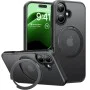Калъф за iPhone 16 Plus - Torras Ostand Pro Series - черен