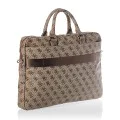 Унисекс чанта за лаптоп 15 със сваляща се каишка - Guess (GUCB15G4GFBR) - кафява