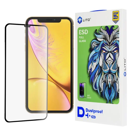 Протектор за iPhone XR / iPhone 11 - Lito D+ Pro Dustproof - Черен