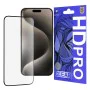 Протектор за iPhone 15 Pro Max - Lito HD Pro Clear - черен