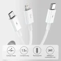 Кабел за данни USB към Type-C, Micro-USB, Lightning, Fast Charging 3.5A, 1.5m - Baseus Superior Series (CAMLTYS-03) - син