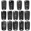 Калъф за автомобилен ключ Hyundai Elantra / Kia Picanto - Car Key Case (2003.04) - Techsuit - Черен