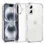 Калъф за iPhone 16 Plus - Удароустойчив прозрачен силикон - прозрачен