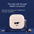 Калъф за Apple AirPods 4 - Karl Lagerfeld Silicone Karl Head 3D (KLA4RUNIKK) - Черен