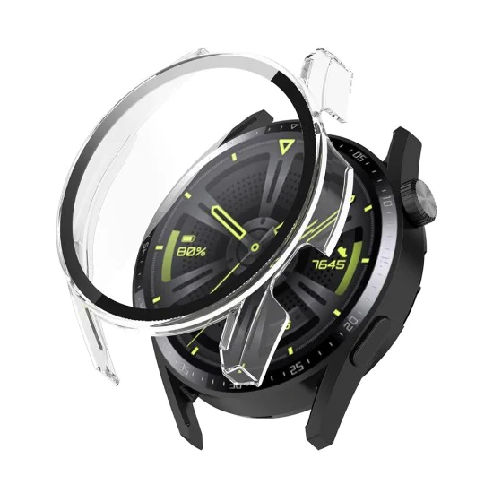 Протектор за Huawei Watch GT 3 (42мм) + Протектор - Defense360 Pro - Прозрачен