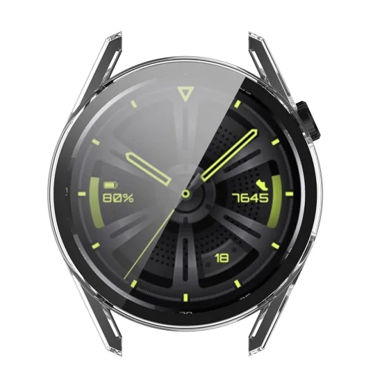 Протектор за Huawei Watch GT 3 (42мм) + Протектор - Defense360 Pro - Прозрачен