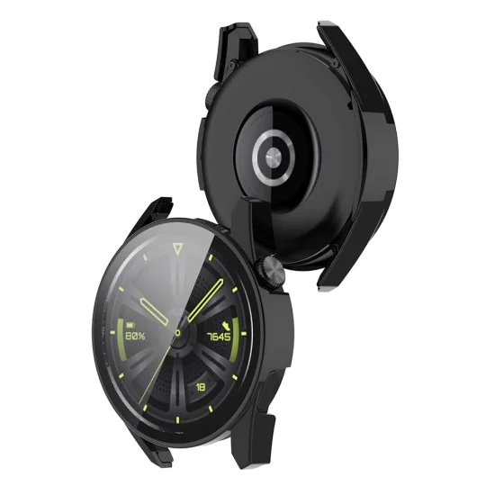 Протектор за Huawei Watch GT 3 (42mm) + Протектор - Defense360 Pro - Черен