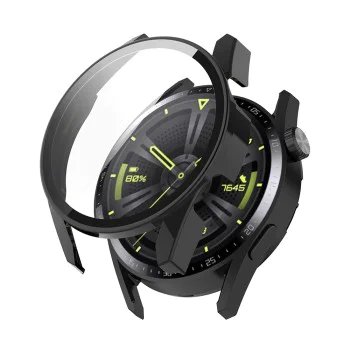 Протектор за Huawei Watch GT 3 (42mm) + Протектор - Defense360 Pro - Черен
