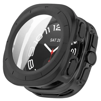 Протектор за Samsung Galaxy Watch Ultra (47 мм) + Протектор - Defense360 Pro - черен