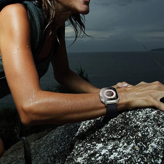Калъф за Apple Watch Ultra / Ultra 2 + калъф - Defense360 Pro - черен