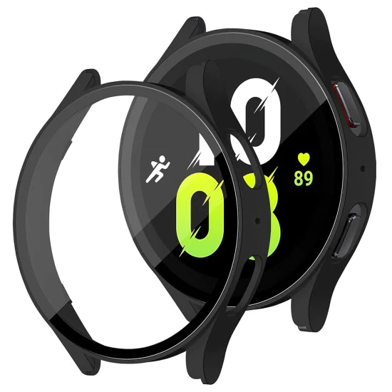 Протектор за Samsung Galaxy Watch4 / 5 (44 мм) + Протектор - Defense360 Pro - черен