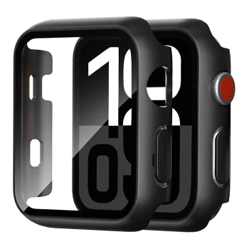 Калъф за Apple Watch 1 / 2 / 3 (42 мм) + калъф - Defense360 Pro - Черен