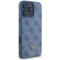 Калъф за iPhone 16 Pro Max - Guess - 4G Small and Classic Logo MagSafe (GUHMP16XP4SM4MB) - Син