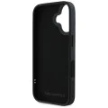 Калъф за iPhone 16 - Карл Лагерфелд - 3D дизайн (KLHCP16SRBKGVCK) - Гумено удължено блестящо лого