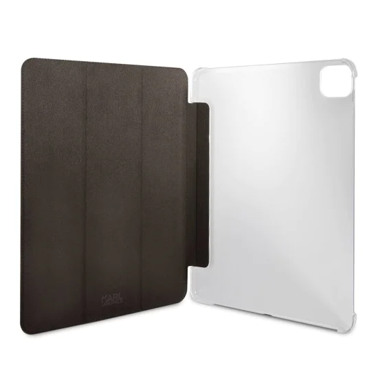 Калъф за iPad Pro 13 (2024) - Karl Lagerfeld Saffiano Magnetic Saffiano Karl &Choupette (KLFC13PM24SAKCK) - Черен