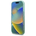 Калъф за iPhone 16 Pro - Guess IML Rhinestones MagSafe (GUHMP16LPFTDTEN) - зелен