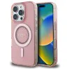 Калъф за iPhone 16 Pro - Guess IML Rhinestones MagSafe (GUHMP16LPFTDTEP) - Розов