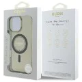 Калъф за iPhone 16 Pro - Guess IML Rhinestones MagSafe (GUHMP16LPFTDTEK) - Черен