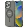Калъф за iPhone 16 Pro - Guess IML Rhinestones MagSafe (GUHMP16LPFTDTEK) - Черен