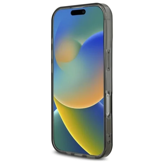 Калъф за iPhone 16 Pro Max - Guess Hardcase IML Heart (GUHCP16XHCHGSPK) - Черен