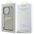 Калъф за iPhone 16 Pro - Guess Hardcase IML Heart (GUHCP16LHCHGSPK) - черен