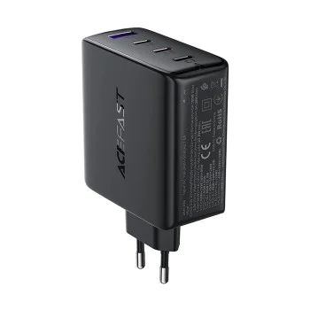 Стенно зарядно устройство A94 – Acefast, Multiport 3x USB-C, USB-A, GaN2 технология, PD100W – черно