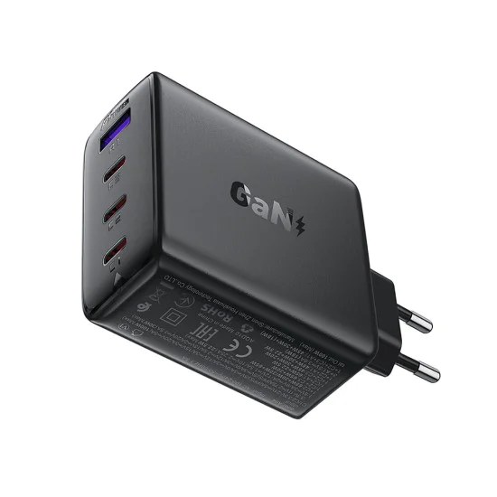 Стенно зарядно устройство A94 – Acefast, Multiport 3x USB-C, USB-A, GaN2 технология, PD100W – черно
