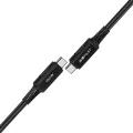 Кабел за данни C4-03 – Acefast, Type-C към Type-C, 100W, 5A, 480Mb/s, Високоскоростно зареждане, 2m – Черен