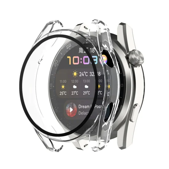 Протектор за Huawei Watch 3 + Чанта - Defense360 Pro - Прозрачен