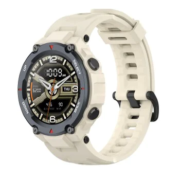 Каишка за Amazfit T-Rex / T-Rex Pro - Каишка за часовник (W067) - Кремаво бяло