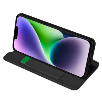 Калъф за iPhone 14 Plus - Magskin Book - Черен
