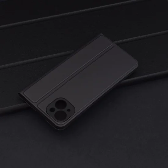 Калъф за iPhone 14 Plus - Magskin Book - Черен
