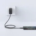 Кабел за данни C3-03 – Acefast, Type-C към Type-C, 60W, 3A, 480Mb/s, Високоскоростно зареждане, 1.2m – Черен