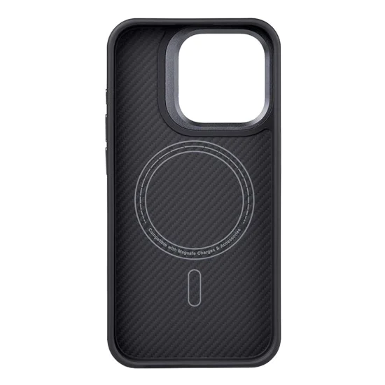 Калъф за iPhone 15 Plus - Edizard Pro MagSafe Case - черен
