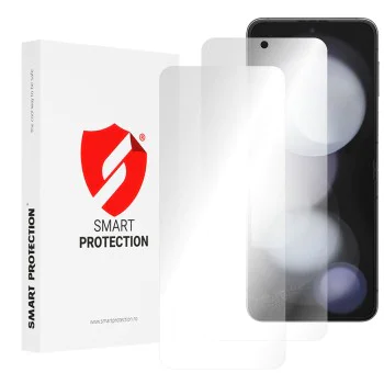 [2 броя] Premium Samsung Galaxy Z Flip5 - Smart Protection Classic - Прозрачен