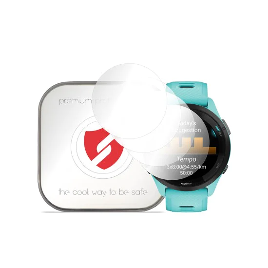 Протектор - самолекуващ [4 броя] за Garmin Forerunner 265 – Smart Protection Premium Classic (4 пакета) – Прозрачен