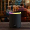Havit - Безжичен високоговорител (SK832BT) - Type-C, Bluetooth 5.3, TWS, TF, USB, Hands-Free разговори, RGB светлини, IPX6, 1800mAh - Черен