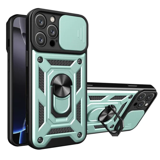 Калъф за iPhone 16 Pro Max - CamShield Series - зелен