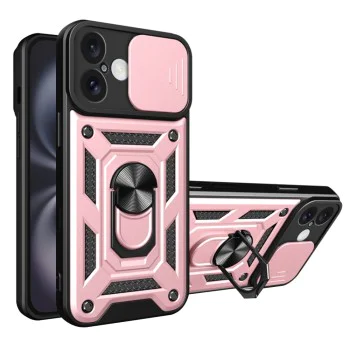 Калъф за iPhone 16 Plus - CamShield Series - Rose Gold