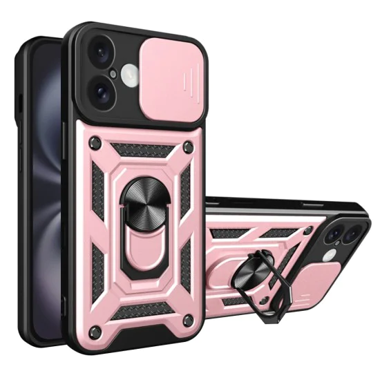Калъф за iPhone 16 Plus - CamShield Series - Rose Gold