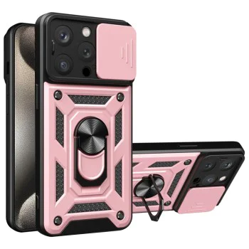 Калъф за iPhone 15 Pro Max - CamShield Series - Rose Gold