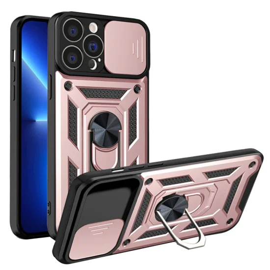 Калъф за iPhone 13 Pro - CamShield Series - Rose Gold