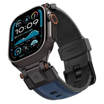 Каишка за часовник Apple Watch (42–49 mm) – Spigen DuraPro Armor – Navy Blue