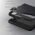 Калъф за iPhone 16 - Nillkin Qin Prop Plain Leather Case - черен