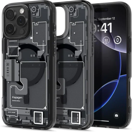 Калъф за iPhone 16 Pro - Spigen - Ultra Hybrid Zero One MagSafe - матово черен
